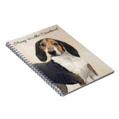 Carnet Treeing Walker Coonhound Peinture - Art original (Côté Droit)