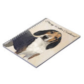 Carnet Treeing Walker Coonhound Peinture - Art original (Côté gauche)