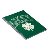 Carnet Trèfle Chanceux de la Saint-Patrick Vintage (Côté Droit)