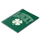 Carnet Trèfle Chanceux de la Saint-Patrick Vintage (Côté gauche)
