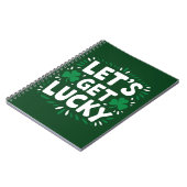 Carnet Trèfle Chanceux Drôle de St Patrick's Day (Côté gauche)