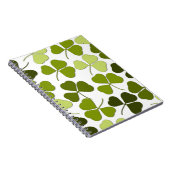 Carnet Trèfle vert dans une variété de nuances (Côté Droit)