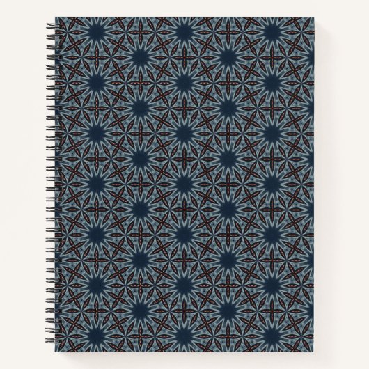 Carnet Treillis Étoilé de Minuit (Devant)