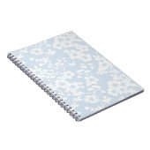 Carnet Trellis Floral - Bleu Poudre (Côté Droit)