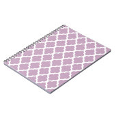 Carnet Trellis Marocain En Tile Rose Mauve (Côté gauche)