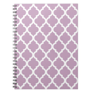 Carnet Trellis Marocain En Tile Rose Mauve