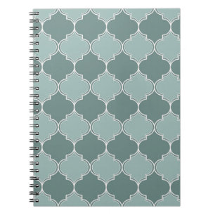 Carnet Trellis marocain vintage quatrefoil patte sans sou