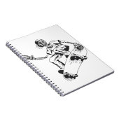 Carnet Trending Skeleton jeu skateboard (Côté Droit)