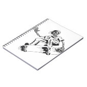 Carnet Trending Skeleton jeu skateboard (Côté gauche)