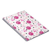 Carnet Trendy Disco Celebration Party Seamless Pattern (Côté Droit)