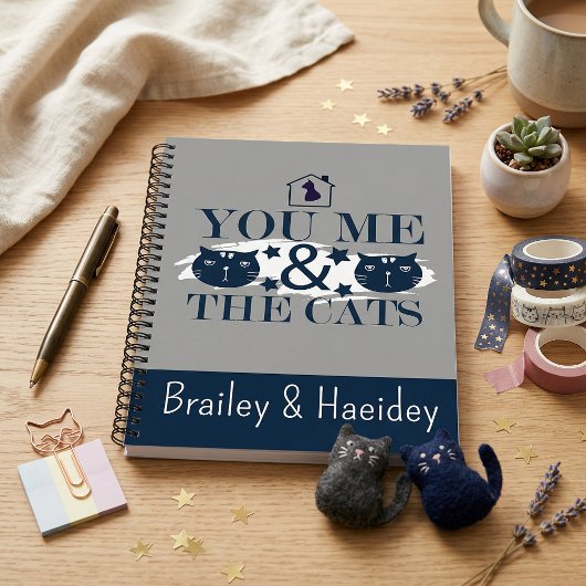 Carnet  Trendy fun contemporary modern stylish  spiral 