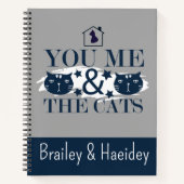 Carnet  Trendy fun contemporary modern stylish  spiral  (Devant)