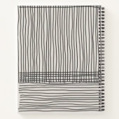 Carnet Trendy modern art lines Abstract minimal Monogram (Dos)