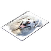 CARNET TRÈS GRAND CHIEN BLANC DES PYRÉNÉES (Côté gauche)