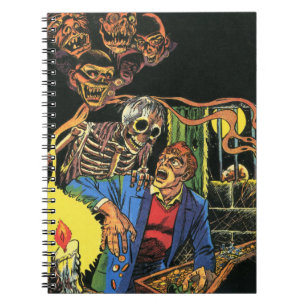 Carnet trésor de l'homme effrayé Fantômes Horreur Comics