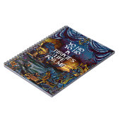 Carnet Trésor de squelette de pirate sous la mer de l'art (Côté gauche)