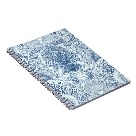 Carnet Trésors de plage en bleu (Côté Droit)