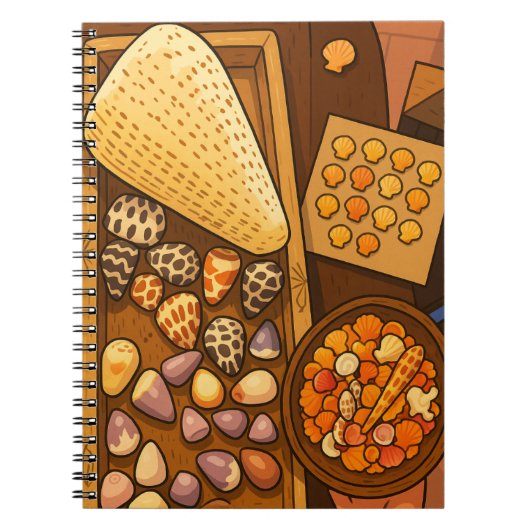 Carnet Trésors sur la table (Devant)