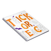 Carnet Tri Ou Enseigner Enseignant Halloween (Côté Droit)