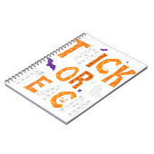 Carnet Tri Ou Enseigner Enseignant Halloween (Côté gauche)