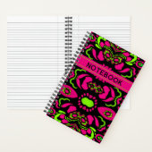 Carnet Tri psychédélique coloré (À l'intérieur)