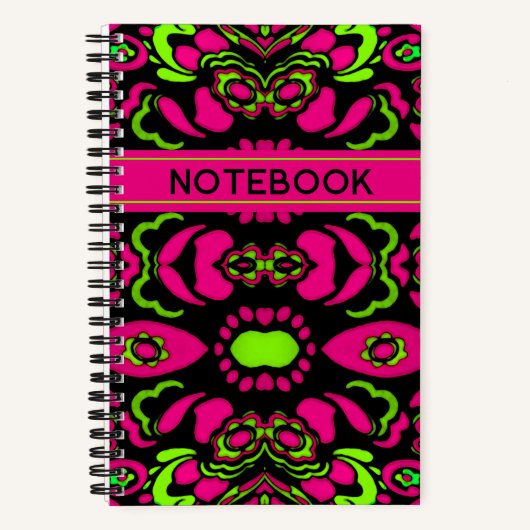 Carnet Tri psychédélique coloré (Recto)