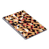 Carnet Triangle Abstrait, Beauté Rétro Élégante. (Côté Droit)