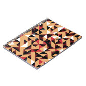 Carnet Triangle Abstrait, Beauté Rétro Élégante. (Côté gauche)