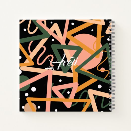 Carnet Triangle Et Cercles (Dos)