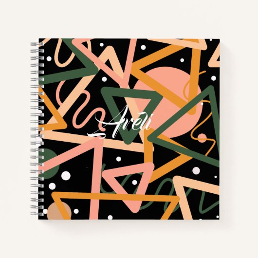 Carnet Triangle Et Cercles (Devant)