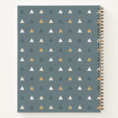 Carnet triangle motif Abstrait (Dos)
