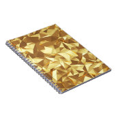 Carnet Triangle Or : Texture Arrière - plan Abstraite. (Côté Droit)