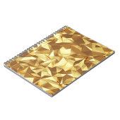 Carnet Triangle Or : Texture Arrière - plan Abstraite. (Côté gauche)