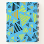 Carnet Triangles Abstraits spirale géométrique (Dos)