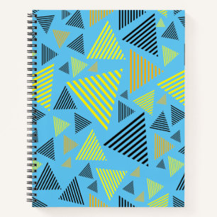 Carnet Triangles Abstraits spirale géométrique