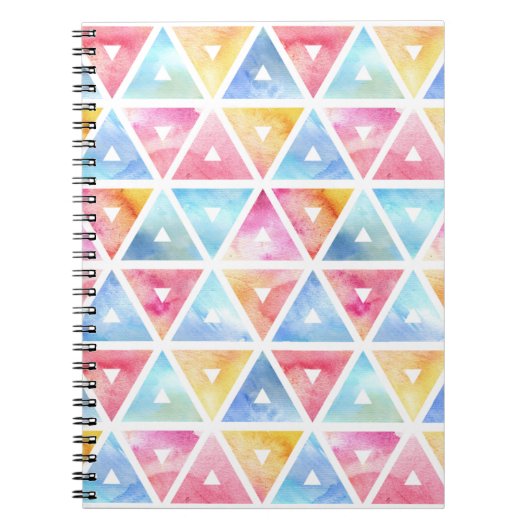 Carnet Triangles d'aquarelle de Bohême (Devant)
