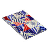 Carnet Triangles De Patchwork Rétro Style Nautique (Côté Droit)