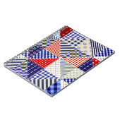 Carnet Triangles De Patchwork Rétro Style Nautique (Côté gauche)