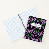Carnet Triangles géométriques néon rétro des années 80 de (Intérieur)
