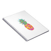 Carnet Triangles géométriques roses de Fille Ananas (Côté Droit)
