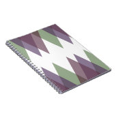 Carnet Triangles mauve et vert (Côté Droit)