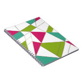 Carnet Triangles mode géométrie d'impression abstraite (Côté Droit)
