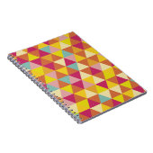 Carnet Triangles polychromes en forme géométrique (Côté Droit)