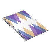 Carnet Triangles pourpre, bleu et jaune (Côté Droit)