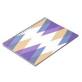 Carnet Triangles pourpre, bleu et jaune (Côté gauche)
