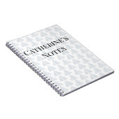 Carnet Triangles Tartan Bleu (Côté Droit)