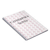 Carnet Triangles Tartan Rose (Côté Droit)