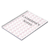 Carnet Triangles Tartan Rose (Côté gauche)