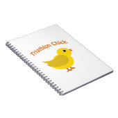 Carnet Triathlon Chick (Côté Droit)