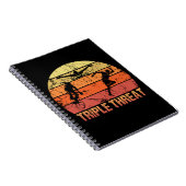 Carnet Triathlon triple menace Vintage (Côté Droit)